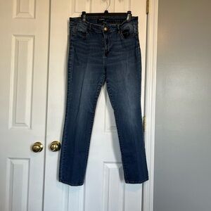 D jeans Dark Blue Straight Leg Jeans